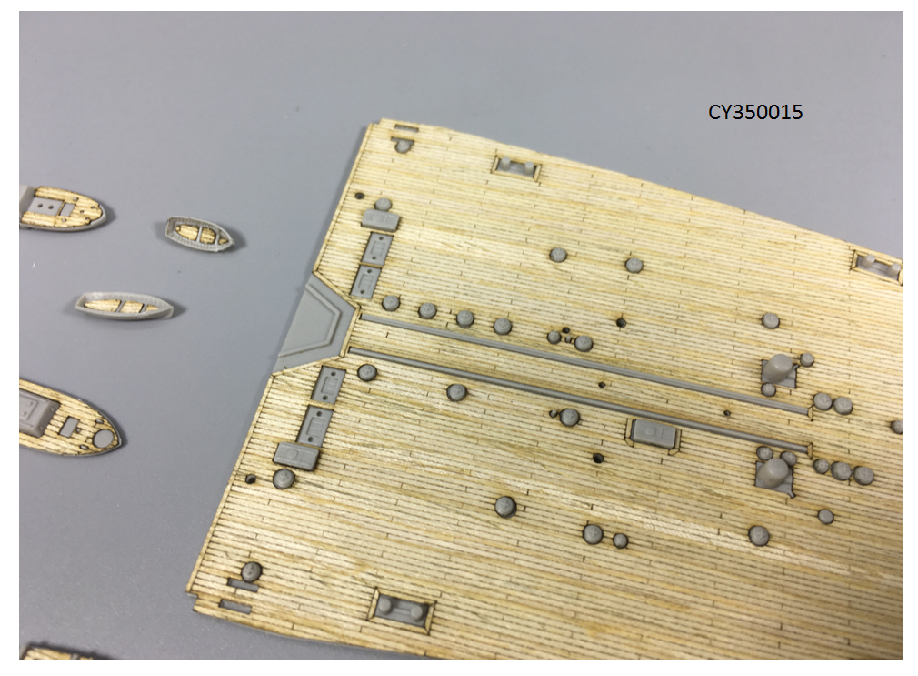 1/350 Italian RN Roma Navy Battleship Super Detail-up Set for Trumpeter 05318