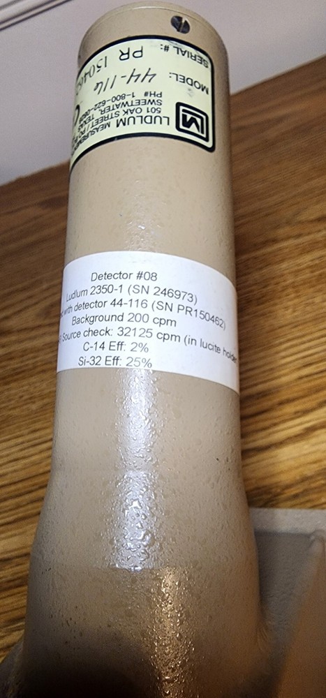 Ludlum Model 44-116 Beta Scintillation Detector