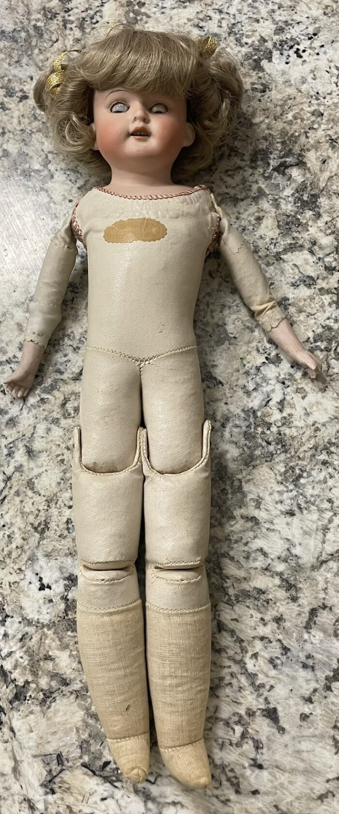 Antique porcelain German Peter Scherf Doll Sonneberg, Germany 15.7 in