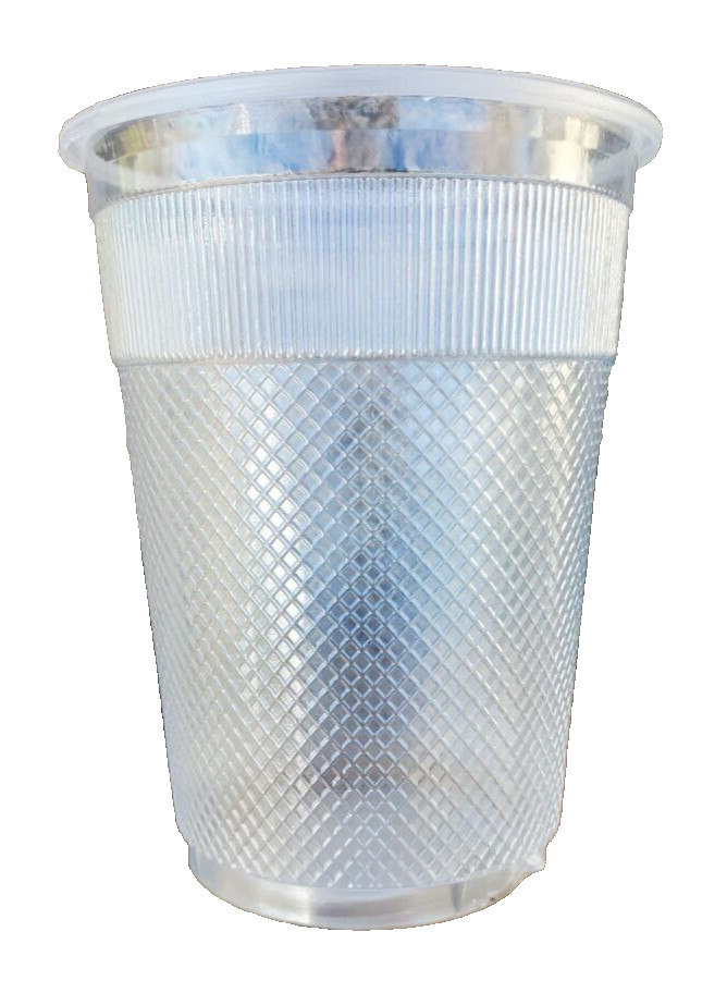 9 oz Plastic Cups Individually Wrapped Translucent Hotel Generic 1000 Pack