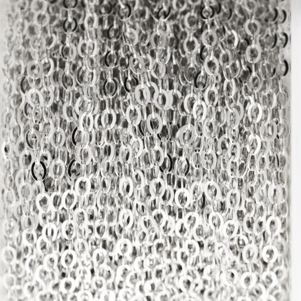 Sterling Silver Cable Chain. Small 925 Cable Chain. Chain by the foot. #1218F