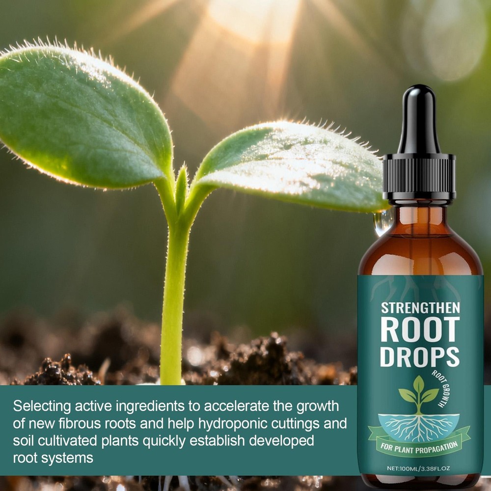 Root Drops for Propagation Rooting Liquid 100ml RootStimulator for Plants