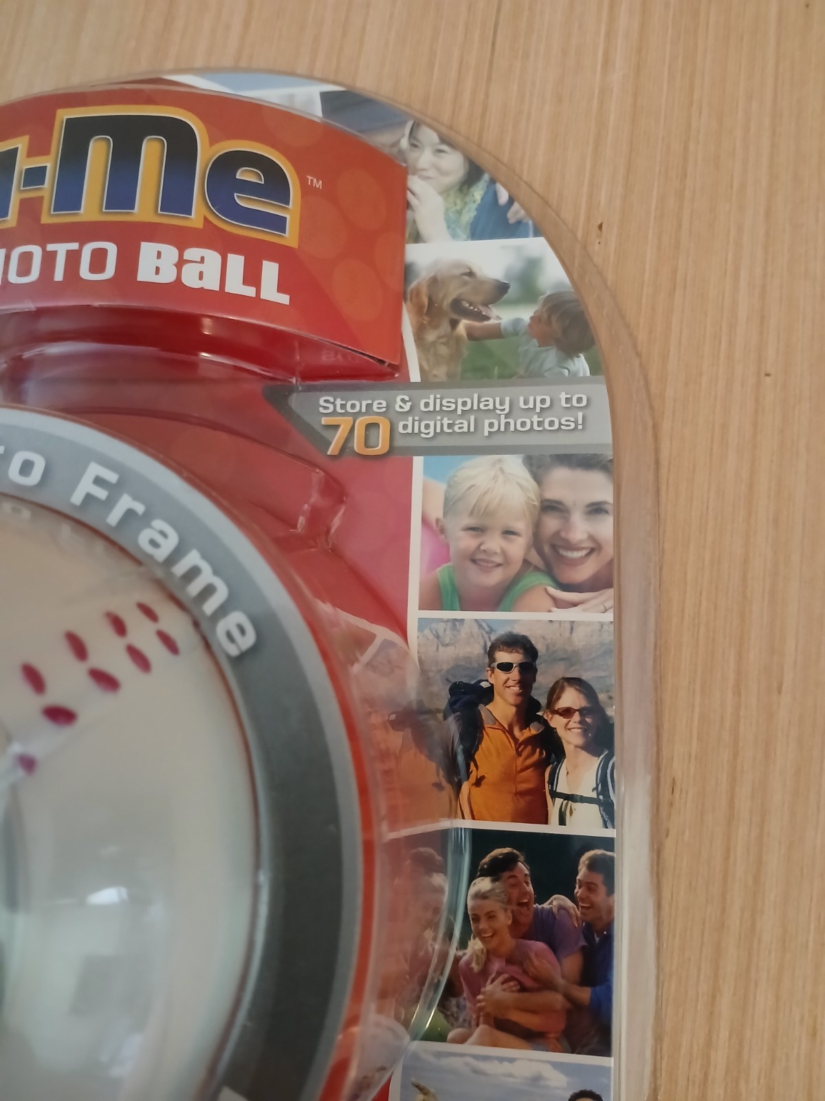 VU-ME Photo Ball Digital Photo Frame Baseball Store Up to 70 Photos Brand NEW