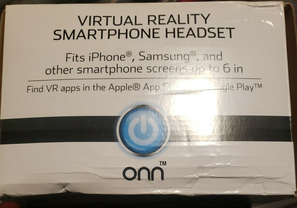 Onn Virtual Reality Smartphone Headset Goggles Pink