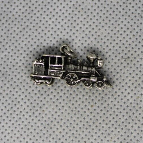 Sterling Silver train Charm