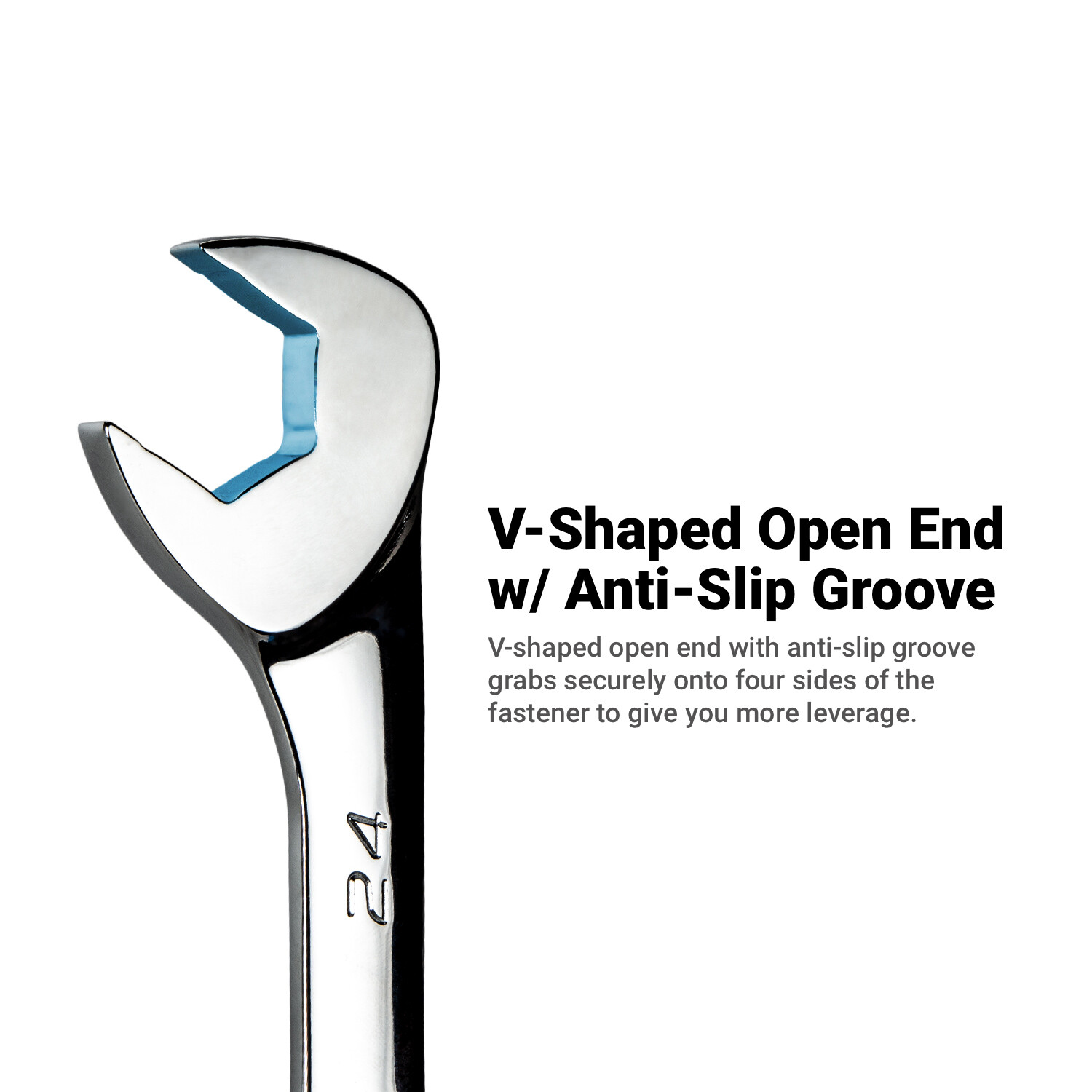 Capri Tools Angle Open End Wrench, 30° and 60° angles, Metric & SAE Sizes