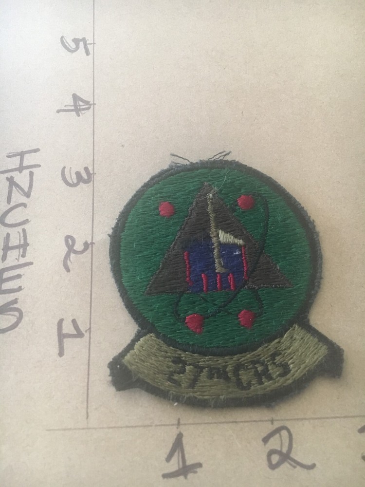 USAF 27th CRS Squadron subdued patch 5/3/25