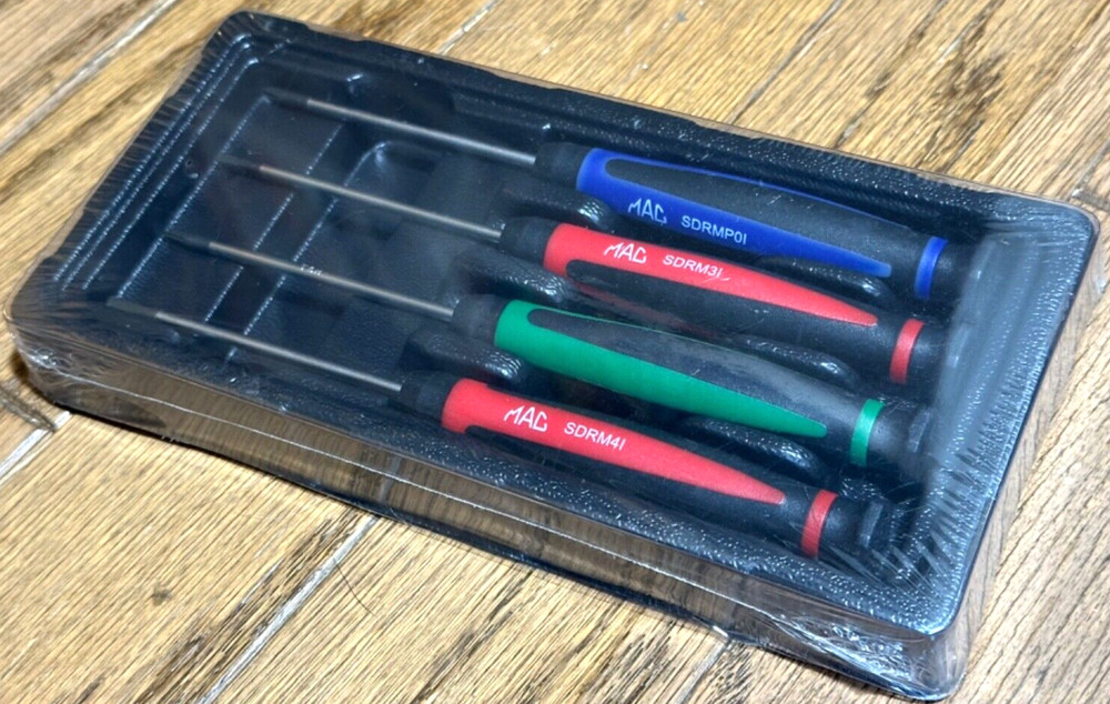 NEW MAC Tools Screwdriver Set Phillips Flat Slotted TORX Mini Precision Tip Lot