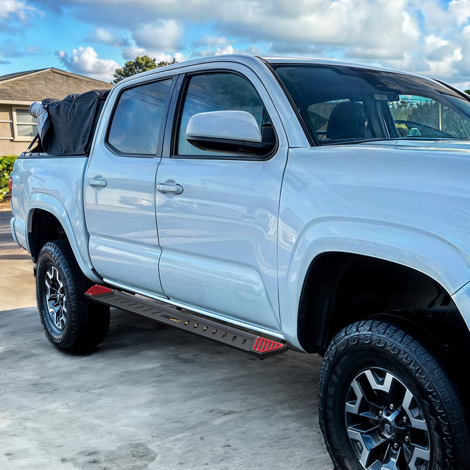 OEDRO Running Boards for 2005-2023 Toyota Tacoma Double Cab Side Steps Nerf Bars