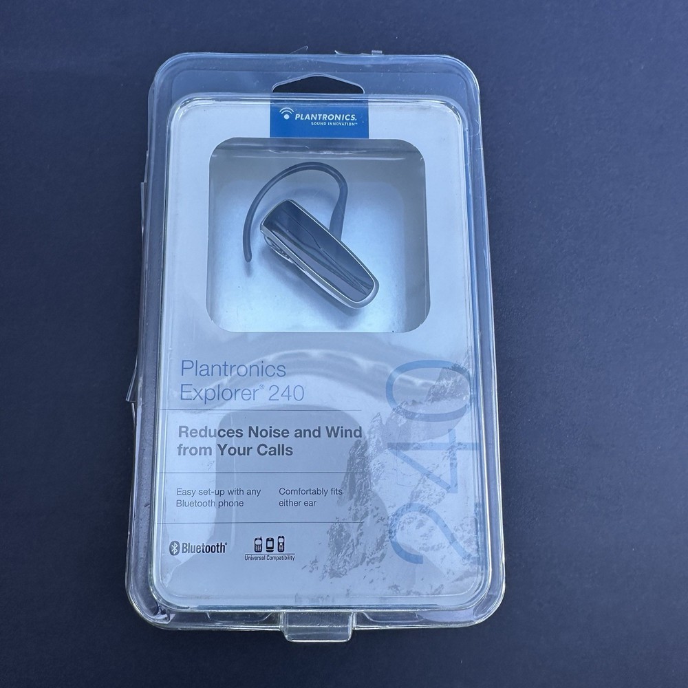Plantronics Explorer 240 Bluetooth Headset 240/R New In Package Sealed