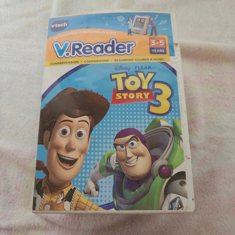 Toy Story 3 VTech V.Reader DVD Keep Case Multi-Platform Educational