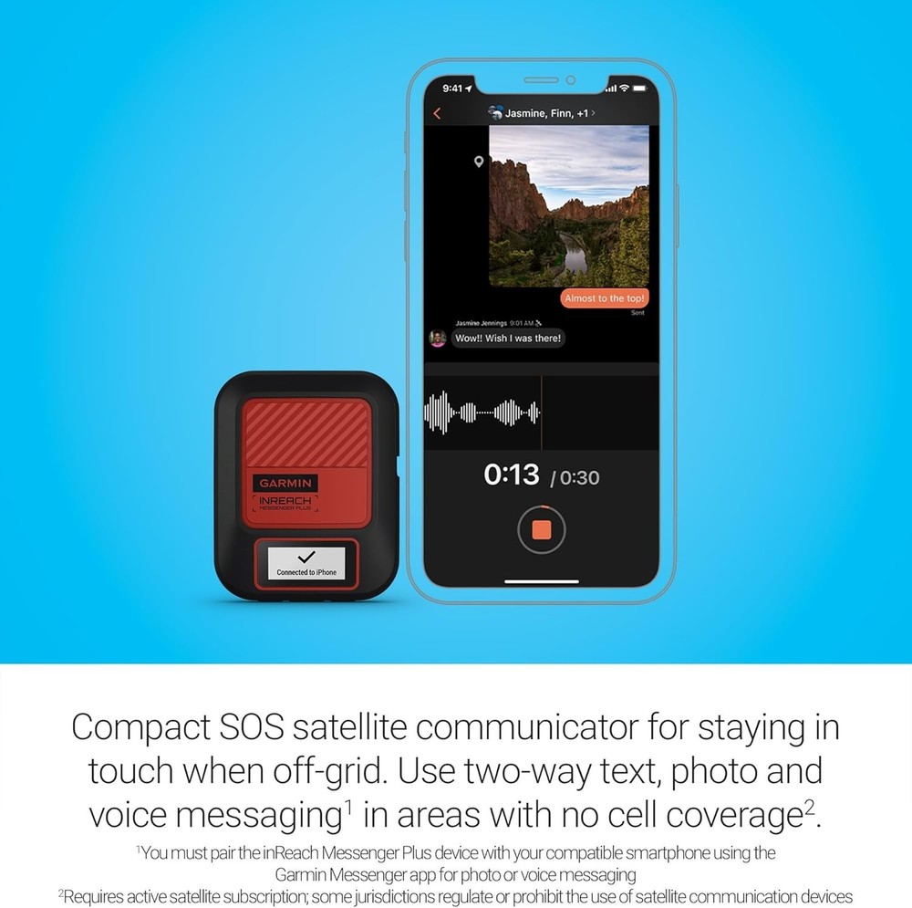 Garmin inReach Messenger Plus Handheld Satellite Communicator