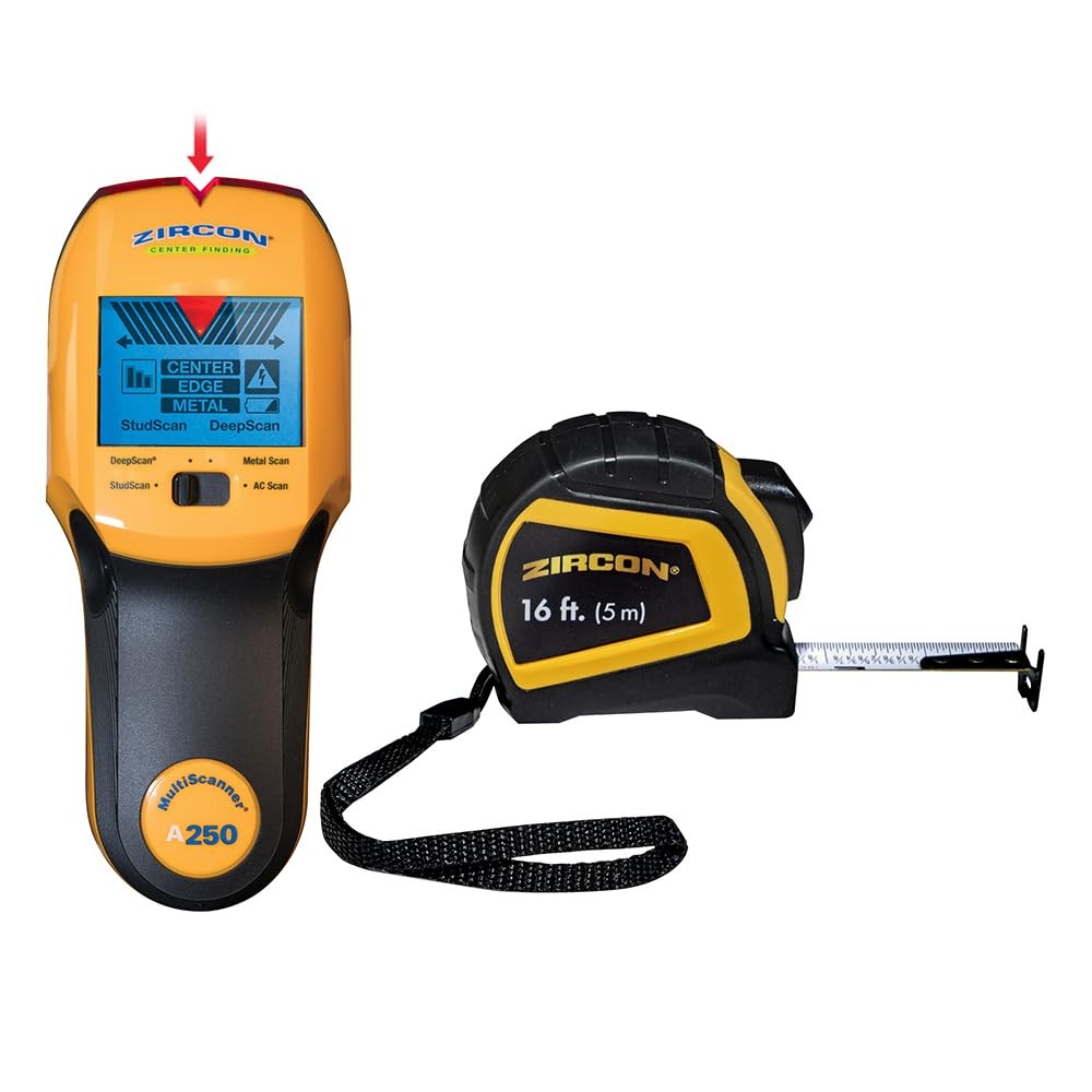 MultiScanner A250 All-in-One Stud Finder & Wall Scanner with Kit