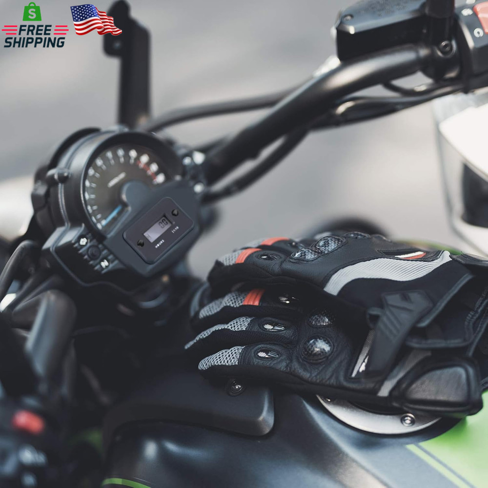 4 Pieces Hour Meters for Small Engines Inductive Digital Engine Meter Automatica