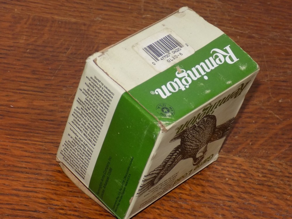 Vintage Remington Game Load Shotshells Empty Box