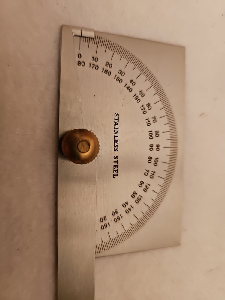 Stainless Steel Protractor Tool