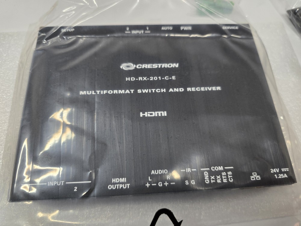 Crestron HD-RX-201-C-E MultiFormat Switch & Receiver HDMI over CATx NEW OPEN BOX