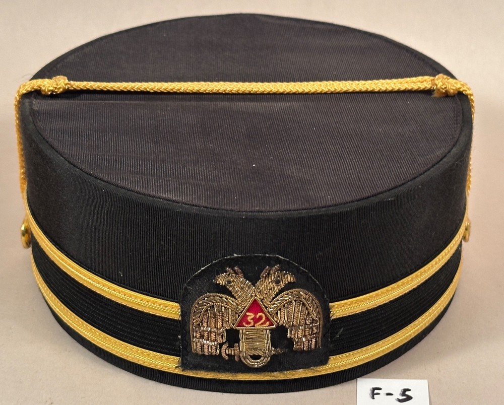 32nd Degree Scottish Rite Crown Cap with Double Eagle (F5)