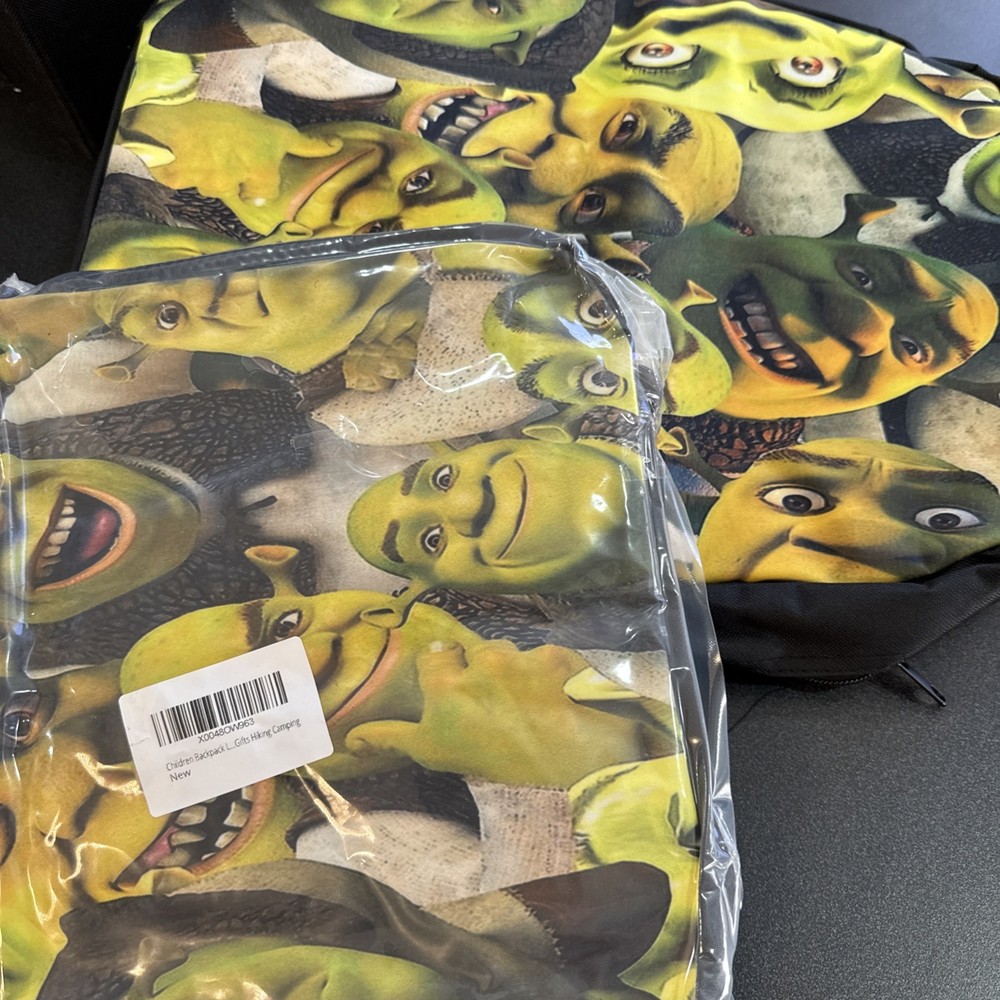 Shrek-Themed Backpack Design back to school fun backpack