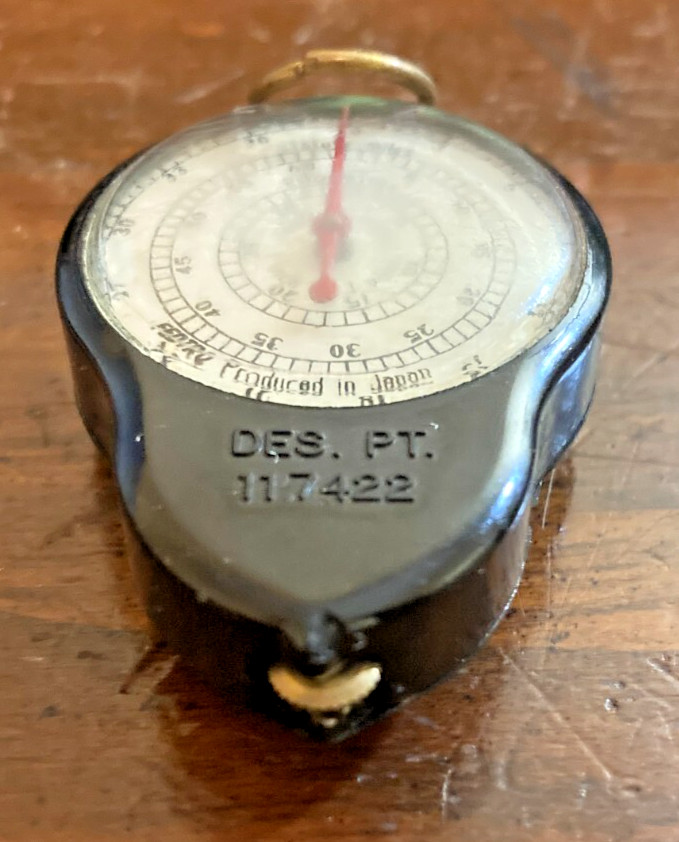 Vtg. Fedtro Map Measuring Tool + Compass (Opisometer)