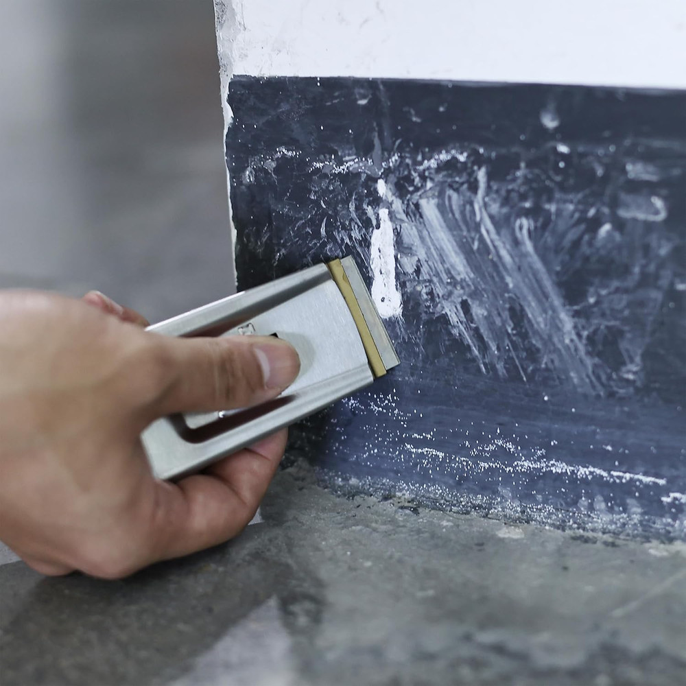 Bates- Metal Razor Blade Scraper, 2 Pack, 30 Extra Blades, Scraper for Cleaning,