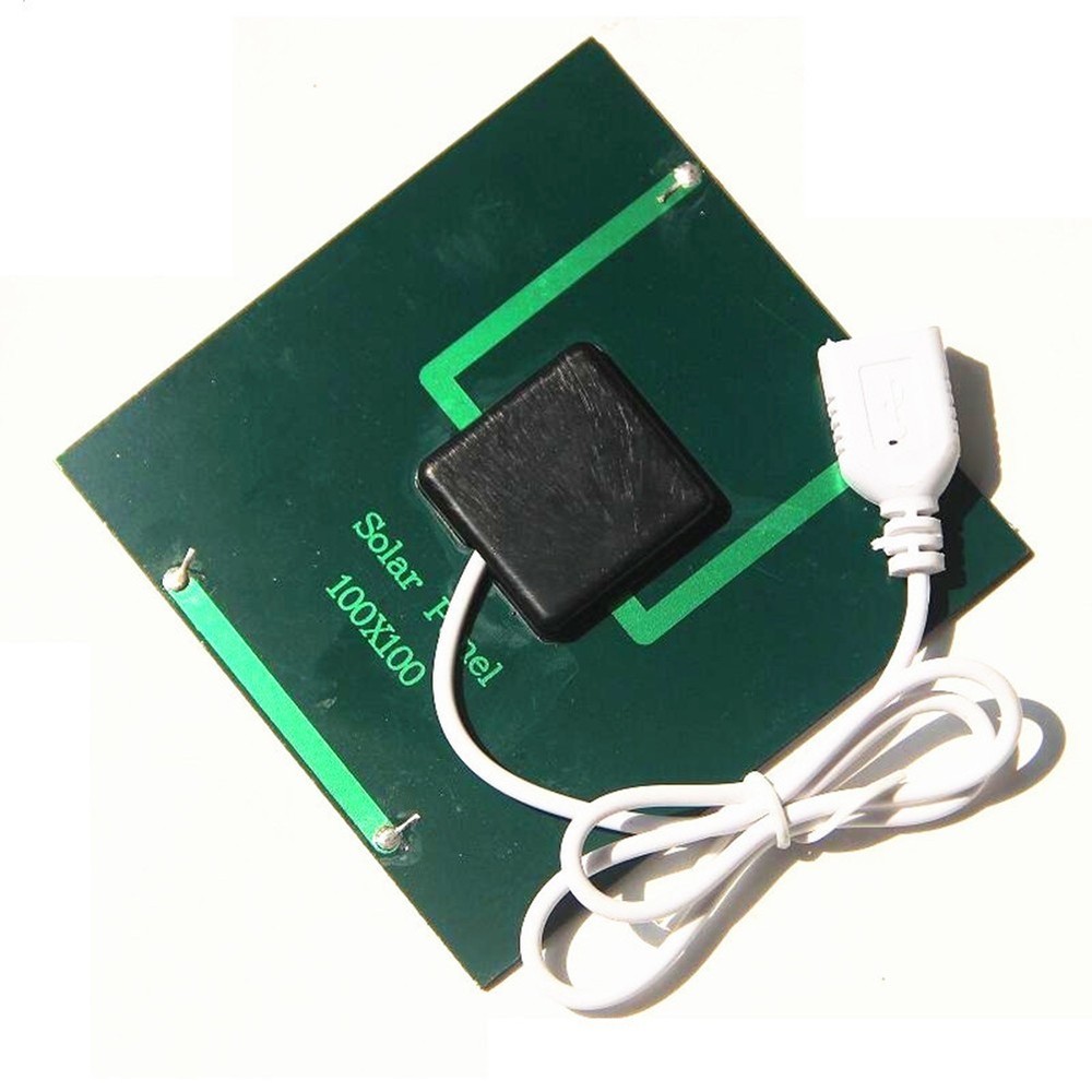 Portable Solar Panel 5W 5V Excellent Low Light Performance Compact Design