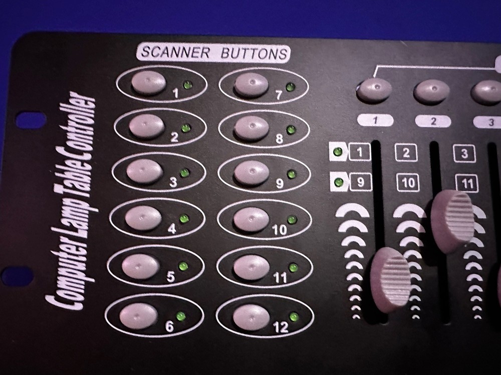 DMX 512 Controller 192 Channel Operator Console Stage Party DJ Lighting