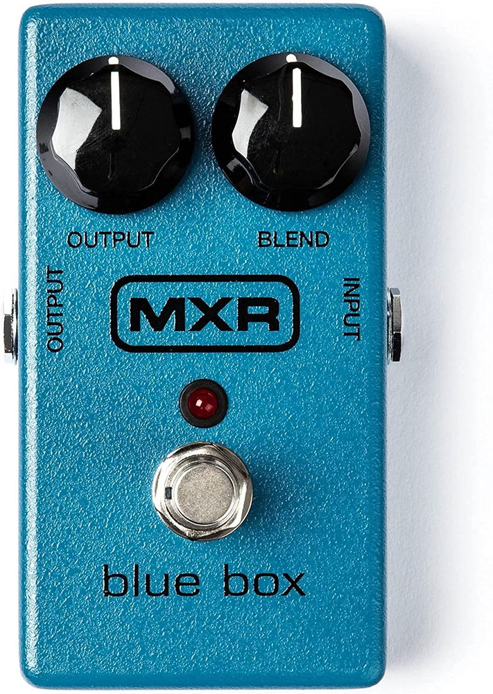 MXR M103 Blue Box Octave Fuzz Bundle with 9-Volt Power Supply