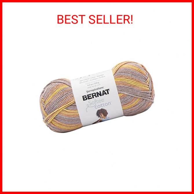 Bernat Softee Cotton Yarn, Golden Haze