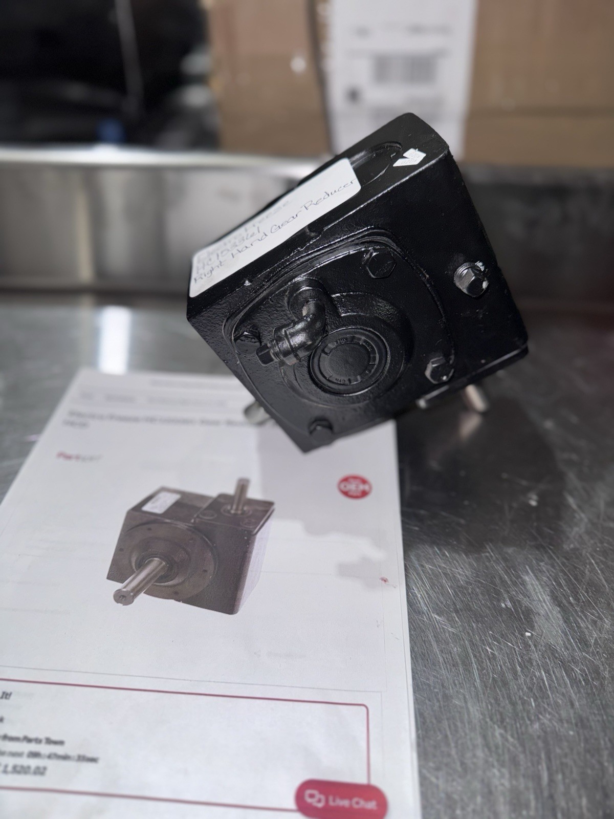 Electro Freeze - WINSMITH HC153361 Gear Reducer, Right Hand W/Coupling HC111780