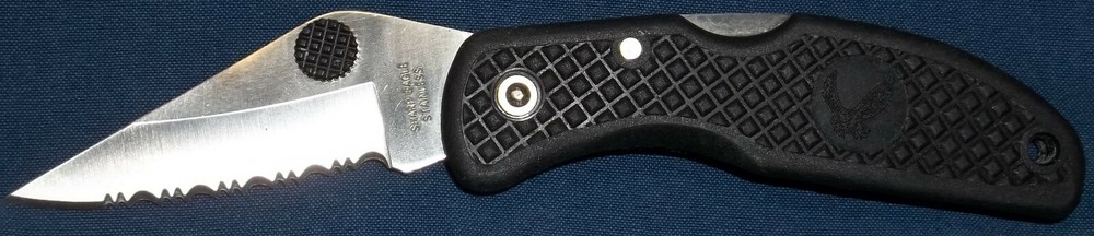 SHARP EAGLE 4" SERRATED LOCKBACK JY-7001S