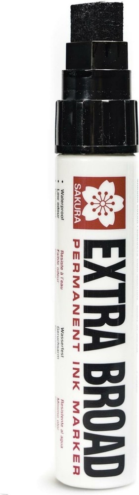 Sakura Solid Marker Extra Broad Black – Industrial Paint Marker Waterproof Japan