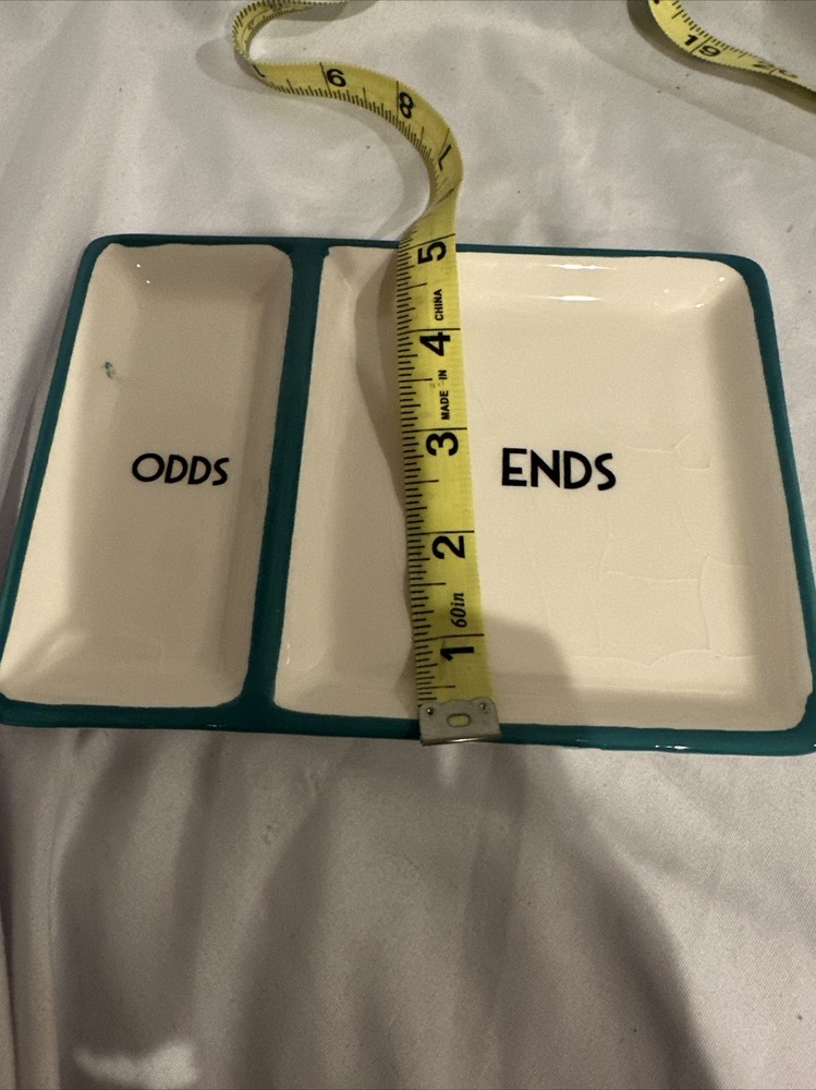“ODDS & ENDS” trinket dish