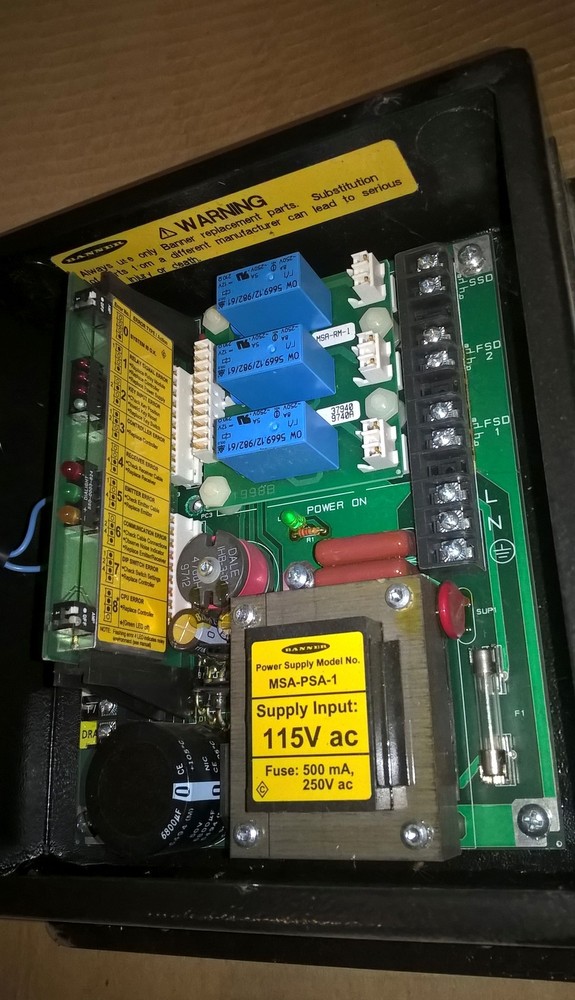 BANNER MSCA-1 MINI-SCREEN CONTROLLER BOX -USED