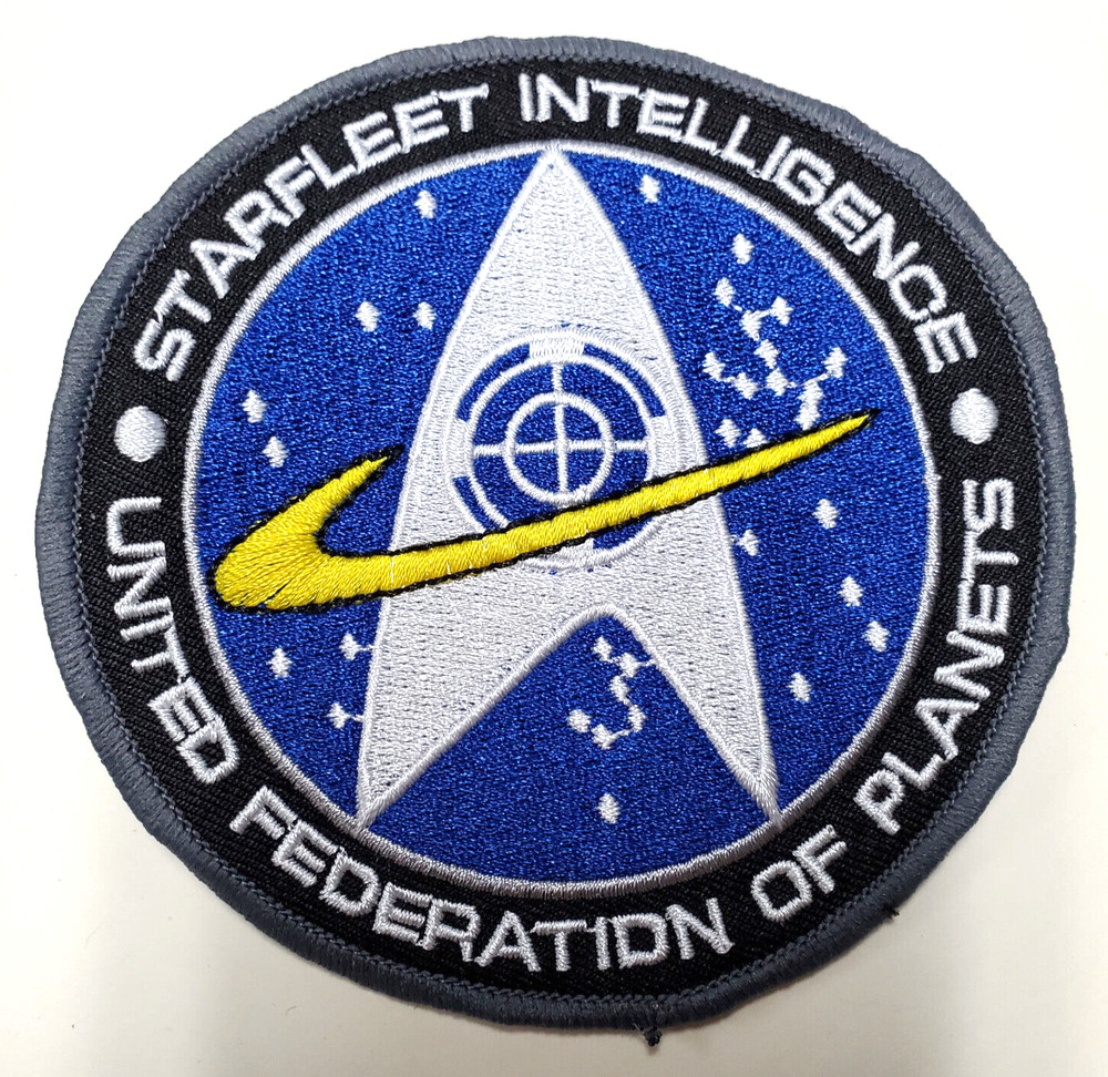 Star Trek: Starfleet Intelligence 4" Logo  DELUXE Patch- USA Mailed
