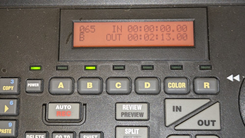 Videonics Edit Suite AB-1 NTSC Roll Edit Controller Video Editing Equipment