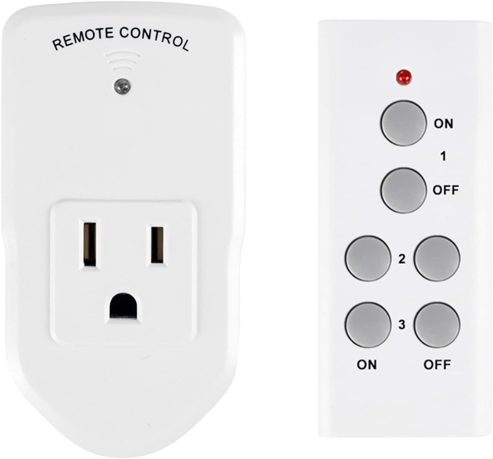 Wireless Remote Control Outlet Switch for Lights and Appliances