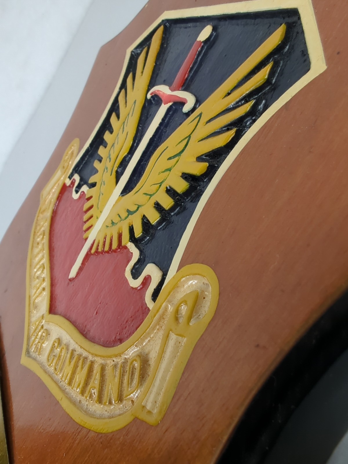 Vintage United States Air Force Tactical Air Command Crest Military Wall Plaque