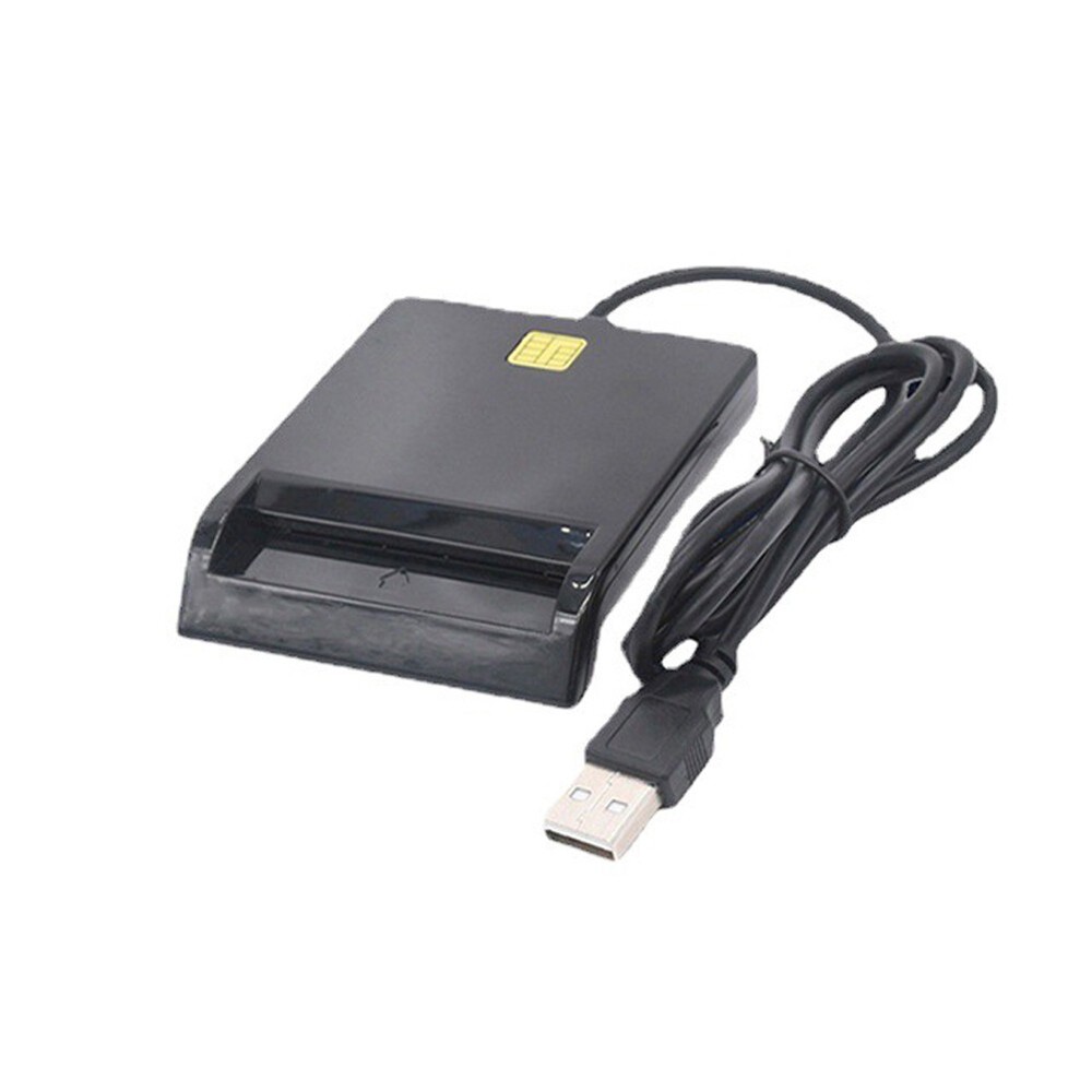 US 1-2 Pack USB Common Access CAC Smart Card Reader For Common Access Government