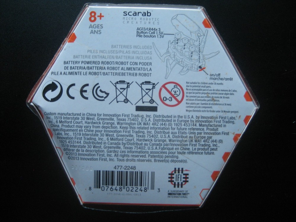 Hexbug Scarab Micro Robotic Creatures NIB