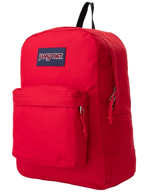 JanSport SuperBreak Plus Red Tape 26L Backpack - JS0A4QUE5XP