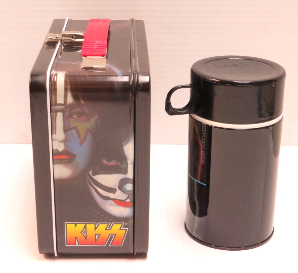 KISS SOLO ALBUMS LUNCHBOX AND THERMOS NECA 2000 UNUSED