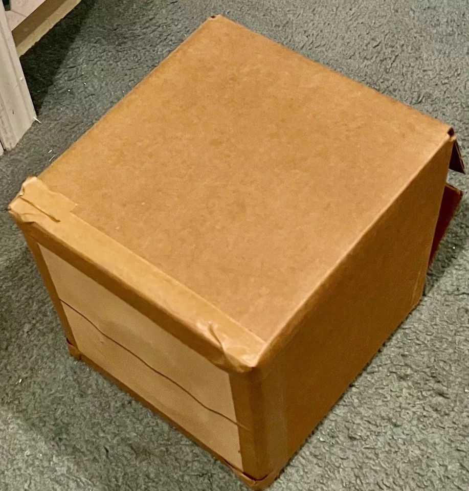 Improved Lighter Light Heavy Cardboard Box by Gimpy Magic Mentalism Tricks
