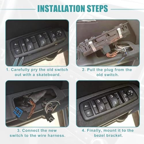 Power Window Switch Window Control Switch Fit for GMC Acadia 2007-2016