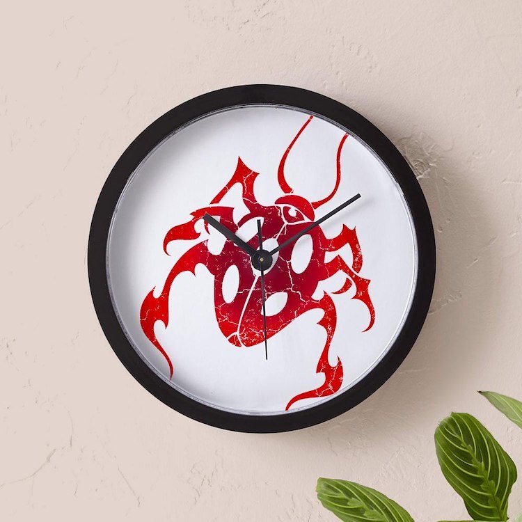 CafePress Tribal Ladybug 10" Wall Clock (765923245)