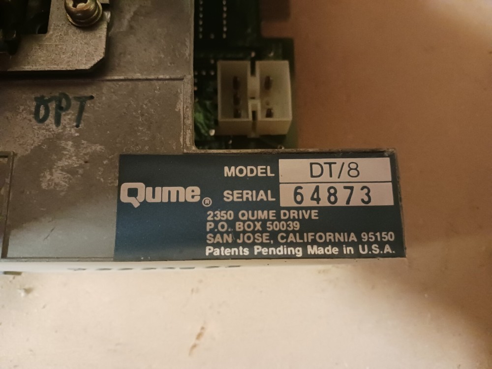 Qume Model No. DT/8 Double-Sided Dual-Density Disk Drive