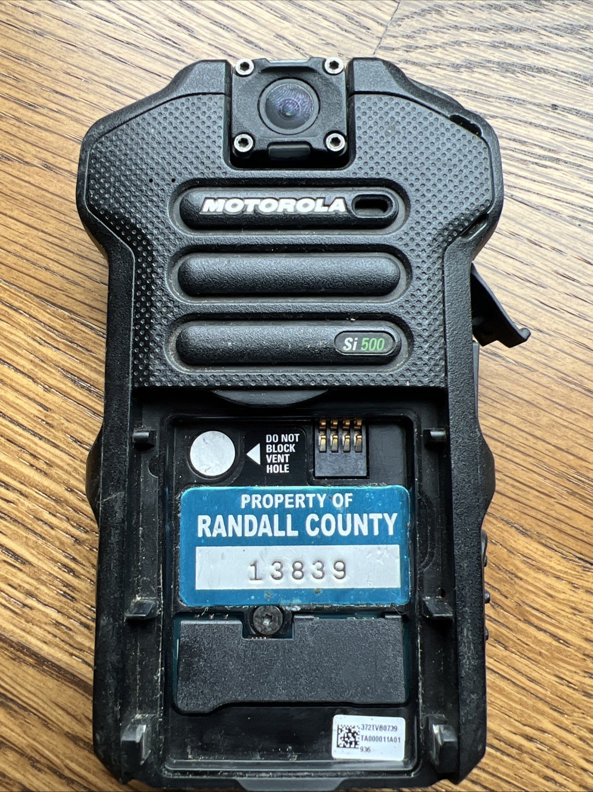 Motorola Si 500 Si500 Video Speaker Microphone Body Camera (NO BATTERY) READ