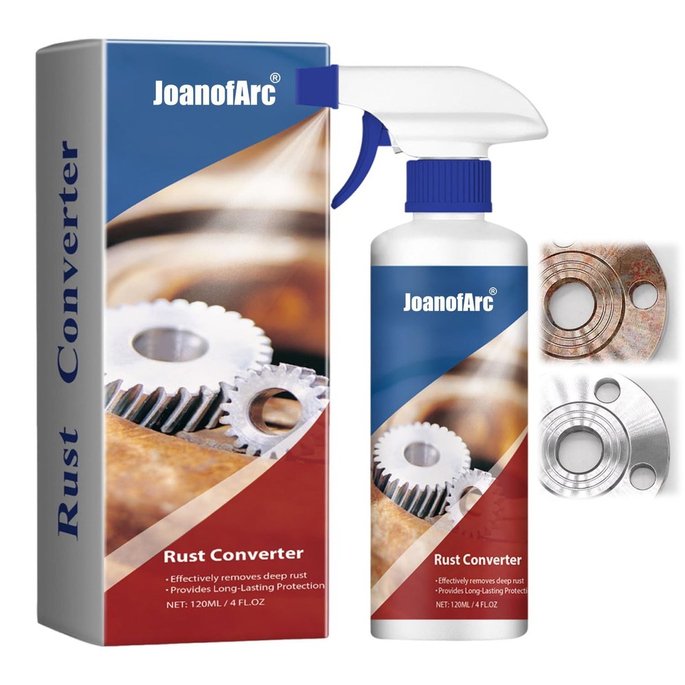 JoanofArc Rust Remover Spray for Metal, Multipurpose Instant Rust Remover, fo...