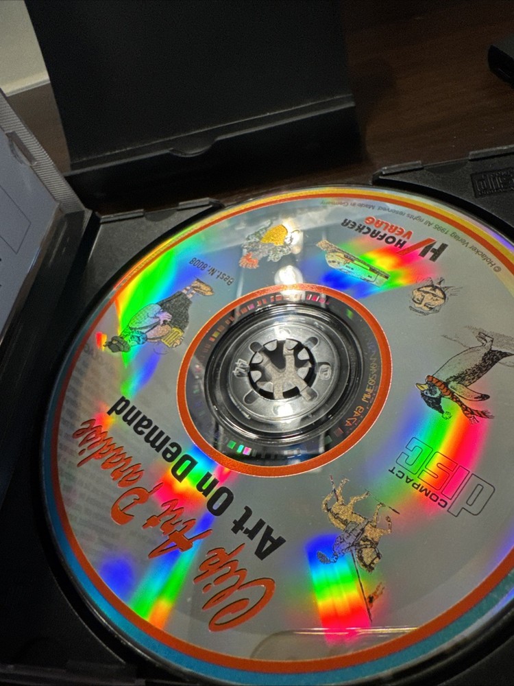 Mega Graphics Pack Disc Vintage Graphic Art Fonts Software Program 90s