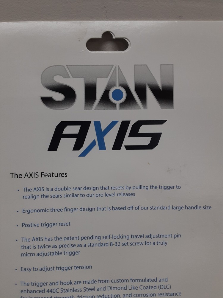 Stan Axis Thumb Release and Wrist Strap- Sage Green - NEW